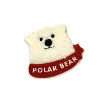 北極熊毛巾繡
